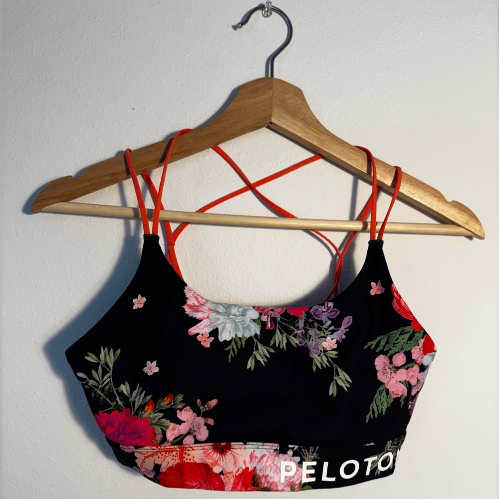 Peloton AAPI Heritage Month Floral Sports Bra size small